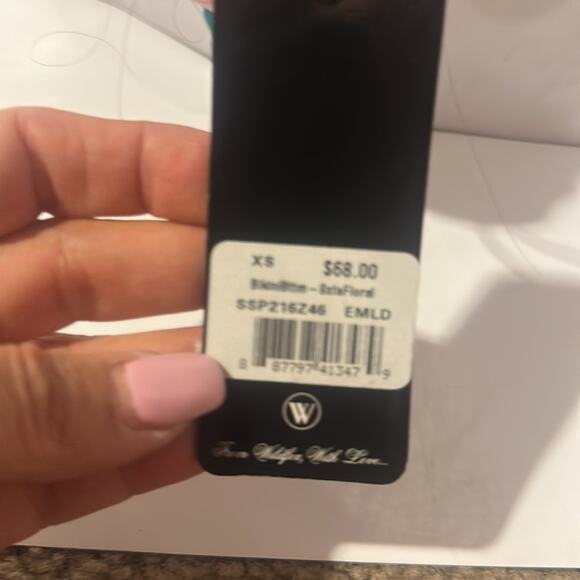 REDUCED WiLDFOX NWT 2 PIECE SWIMSUIT-STRAPLESS TOP & BIKINI BOTTOM  FLORAL XS - Picture 11 of 14